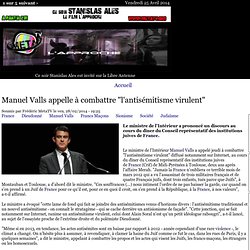 Manuel Valls appelle à combattre "l'antisémitisme virulent"