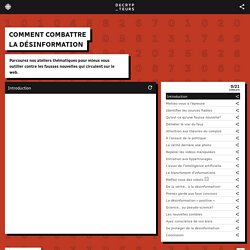 Comment combattre la désinformation