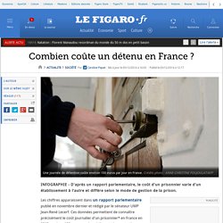 Combien coûte un détenu en France ?