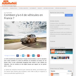 Combien y'a-t-il de véhicules en France ? - Blog Autoreflex