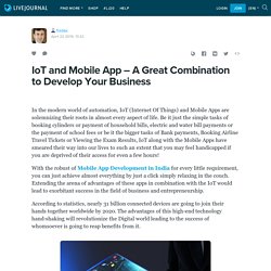 IoT and Mobile App – A Great Combination to Develop Your Business: fixdax