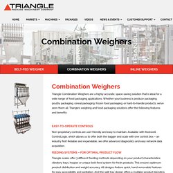 Triangle Combination Weighers and Weighing Manufacturers