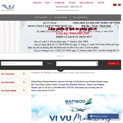 Combo Vé máy bay Bamboo Airways – Khách sạn Mường Thanh giá rẻ