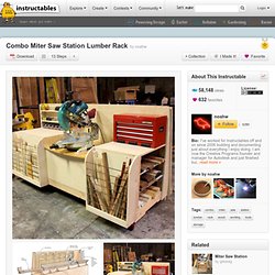 Combo Miter Saw Station Lumber Rack