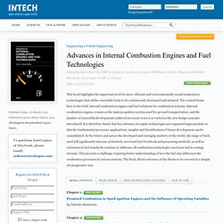 Advances in Internal Combustion Engines and Fuel Technologies