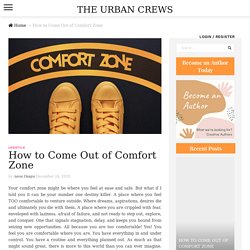 How to Come Out of Comfort Zone - Aaron Dungca