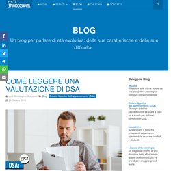 COME LEGGERE UNA VALUTAZIONE DI DSA