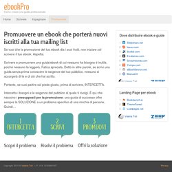 Come promuovere un ebook