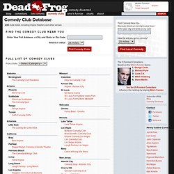 Dead-Frog - A Comedy Blog
