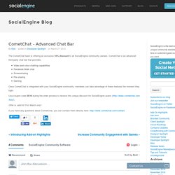 CometChat - Advanced Chat Bar - SocialEngine