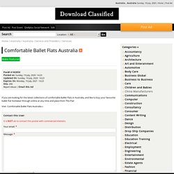 Comfortable Ballet Flats Australia