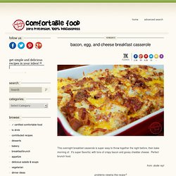 bacon, egg and cheese breakfast casserole