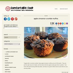 apple cinnamon crumble muffins recipe