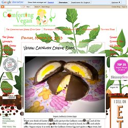 Vegan Cadbury Creme Eggs