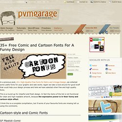 35+ Free Comic and Cartoon Fonts For A Funny Design