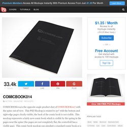 Market Your PSD Mockups for comic