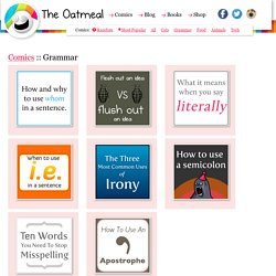 The Oatmeal: Grammar Comics