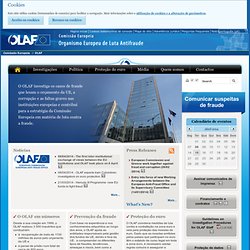 OLAF - Bem-vindo ao OLAF, Organismo Europeu de Luta Antifraude