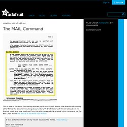 The MAIL Command