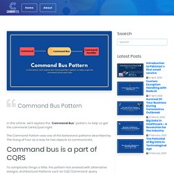 Command Bus Pattern