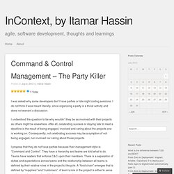 Command & Control Management – The Party Killer « in context