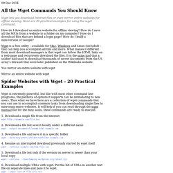 Learn the Wget Command with 20 Practical Examples
