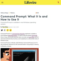 Command Prompt - What It Is and How to Use It