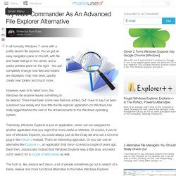 Try Multi Commander As An Advanced File Explorer Alternative