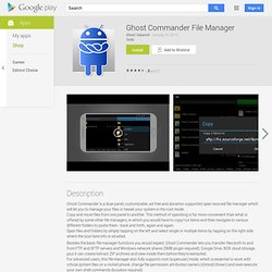 Ghost Commander - Dateimanager - Android Apps auf Google Play
