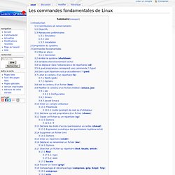 Les commandes fondamentales de Linux - Linux France