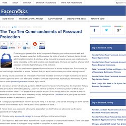 The Top Ten Commandments of Password Protection