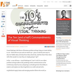 The Ten (and a half) Commandments of Visual Thinking