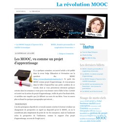 Les MOOC, vu comme un projet d’apprentissage
