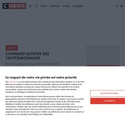 Comment acheter des cryptomonnaies