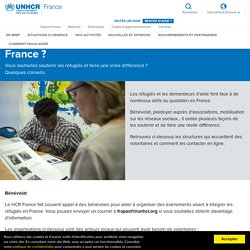 HCR - Comment aider les réfugiés en France ?
