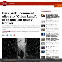 Dark Web : comment aller sur “Onion Land”, et ce que l'on peut y trouver