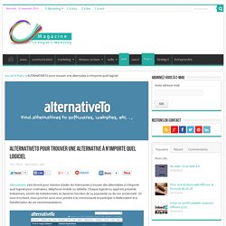 comment trouver une alternative à n'importe quel logiciel