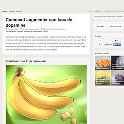 augmenter son taux de dopamine