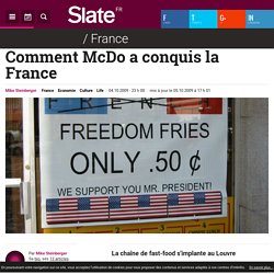 Comment McDo a conquis la France