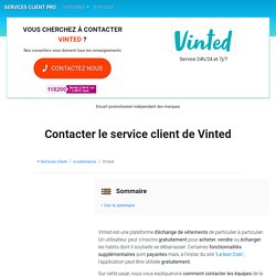 Comment contacter le service client de Vinted : toutes les infos