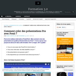 Comment créer des présentations Pro avec Prezi