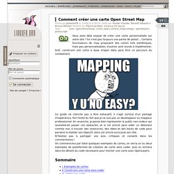 Comment créer une carte Open Street Map