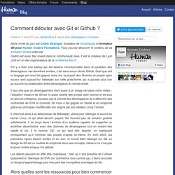 Comment débuter avec Git et Github ?