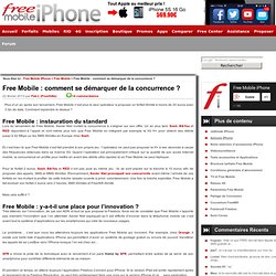 Free Mobile : comment se démarquer de la concurrence ?