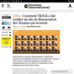 Comment TikTok a fait tomber un site de dénonciation des Texanes qui avortent