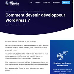 Comment devenir un développeur WordPress en 5 étapes