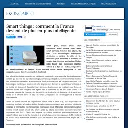 Smart things : comment la France devient de plus en plus intelligente