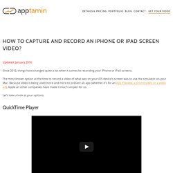 Comment enregistrer l'écran d'un iPhone ou d'un iPad ?