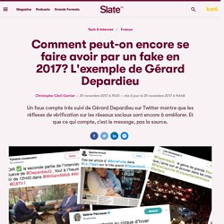 Le faux compte Gérard Depardieu, ou la victoire de la popularité sur la pertinence