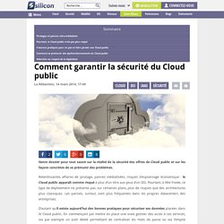Comment garantir la sécurité du Cloud public